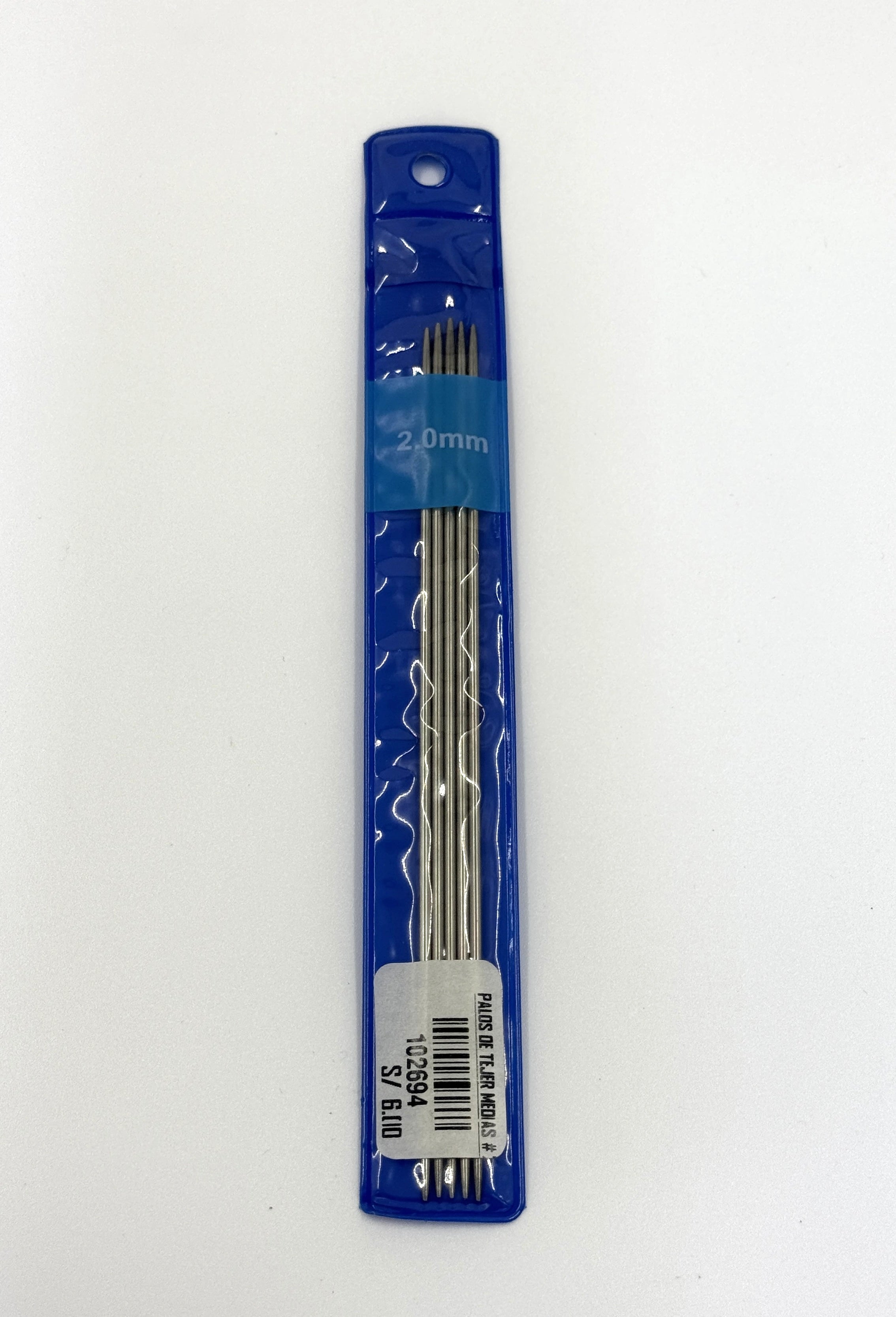 Palos de Tejer Medias #2.0mm