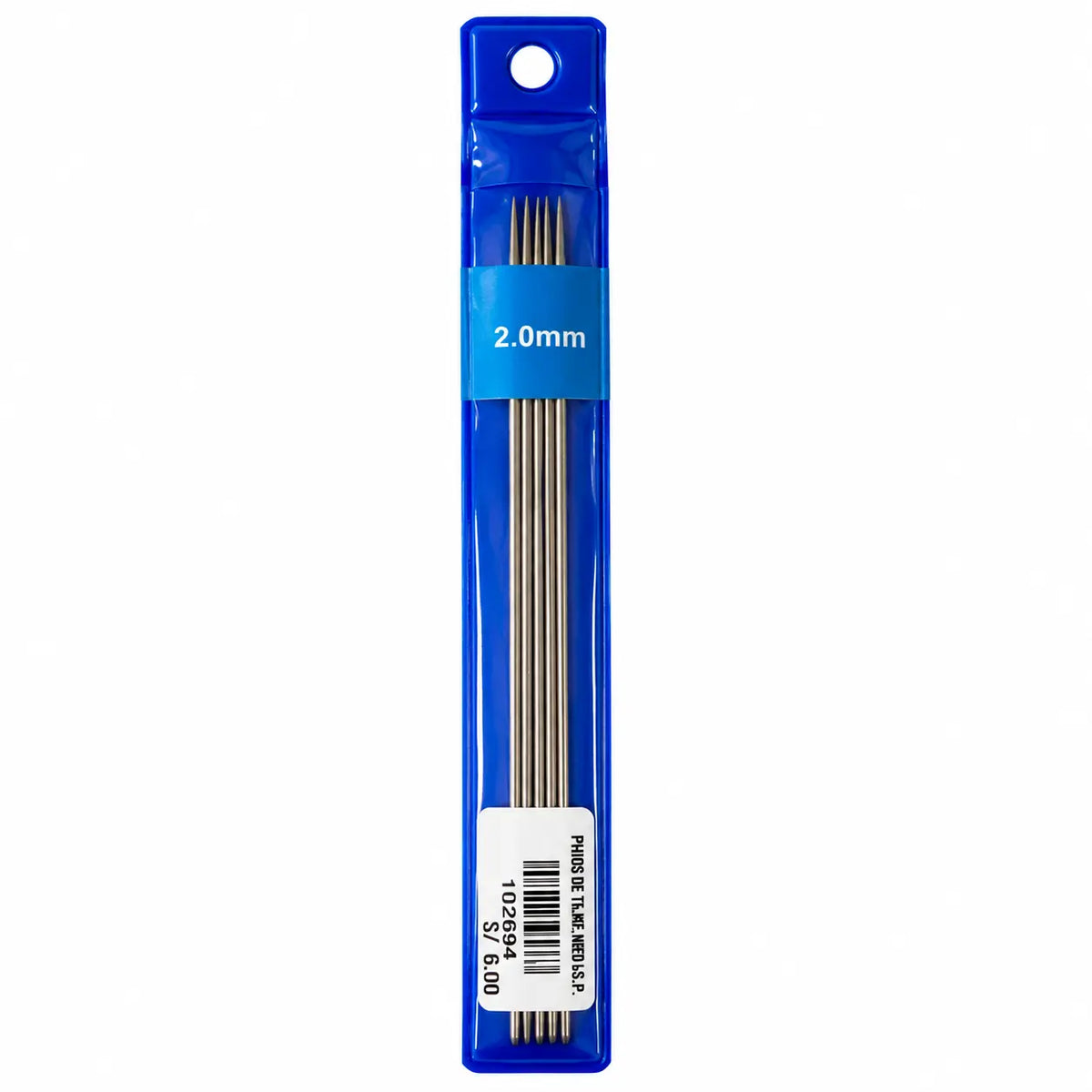 Palos de Tejer Medias #2.0mm