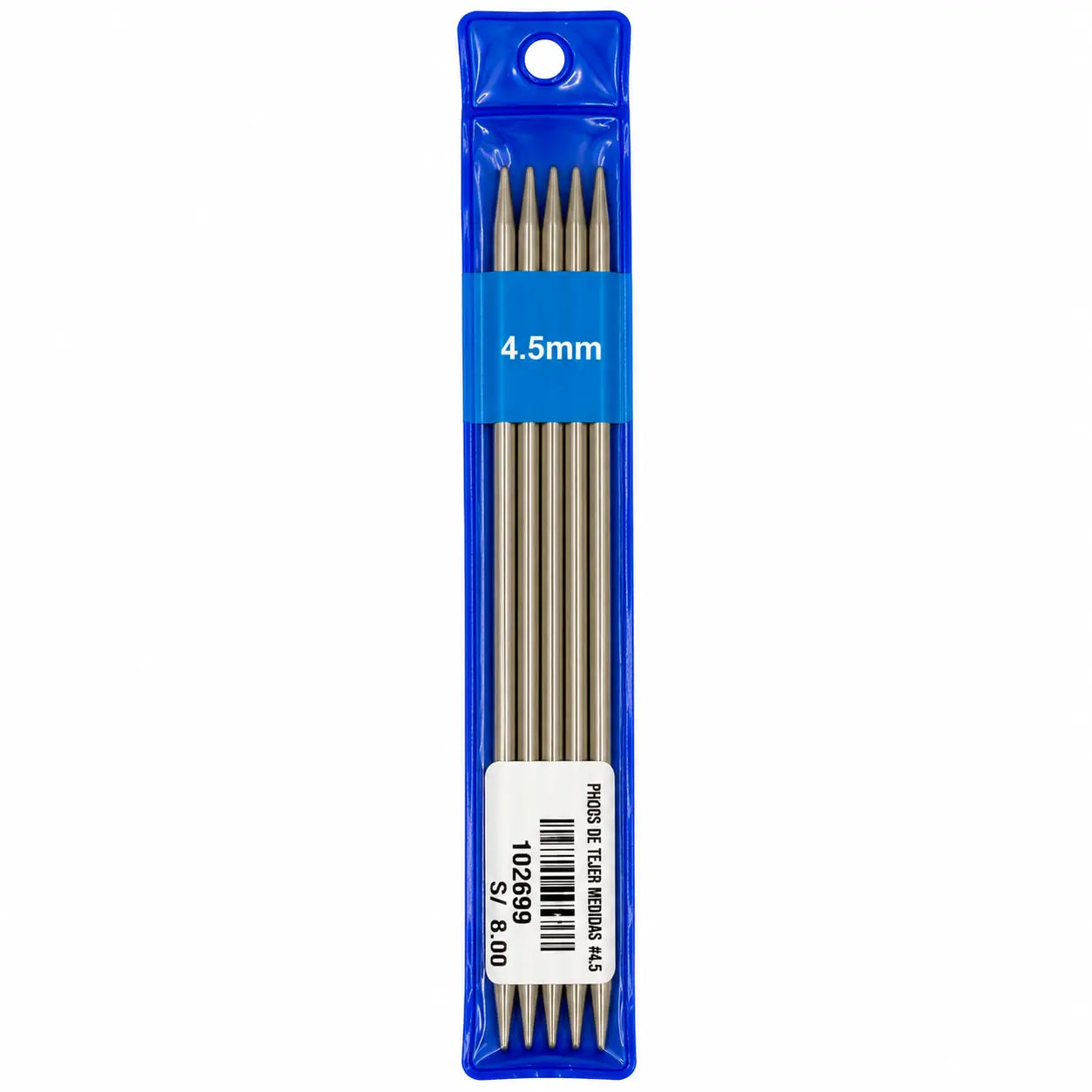 Palos de Tejer Medias #4.5mm