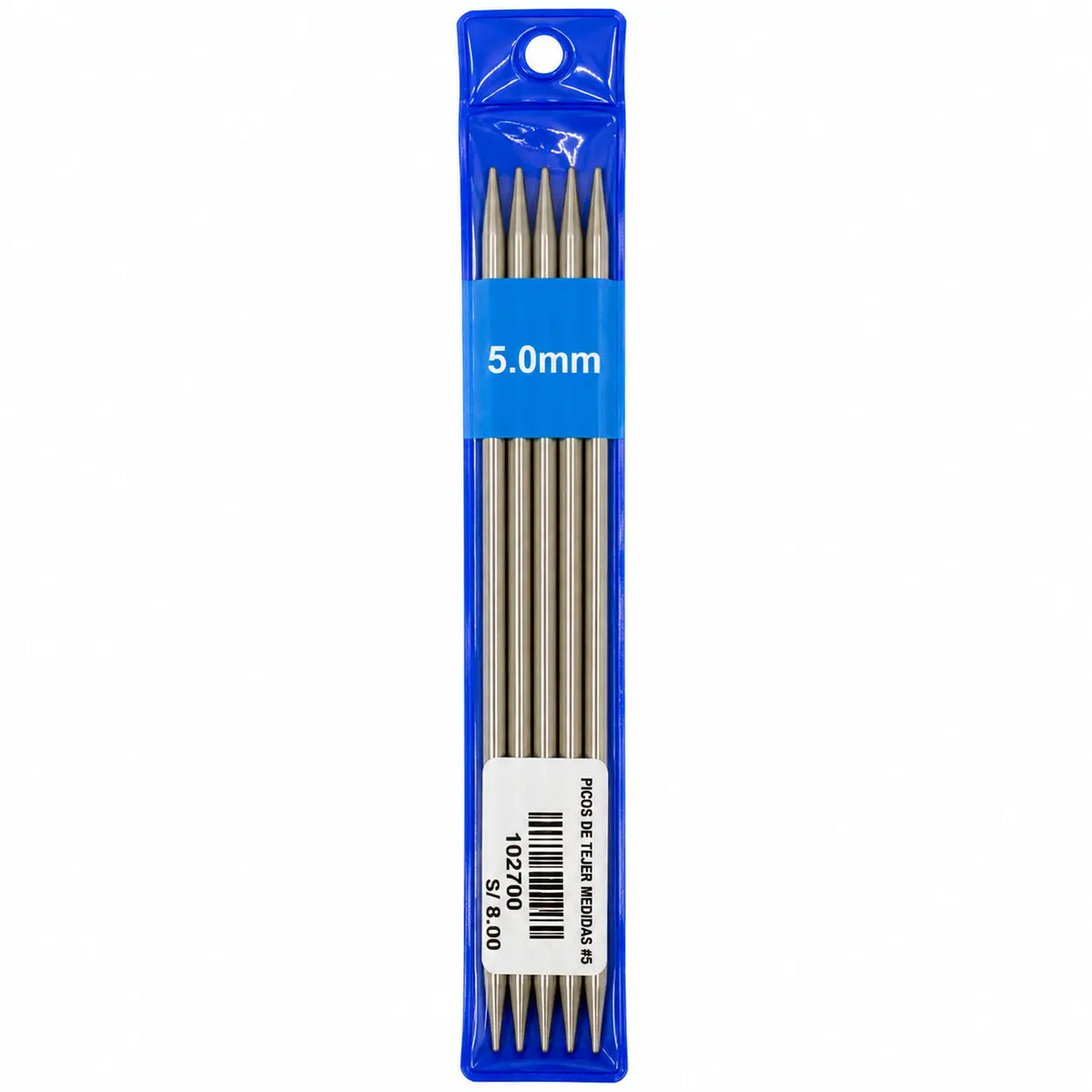 Palos de Tejer Medias #5.0mm